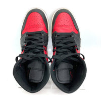 NIKE ナイキ 554724-074 Air Jordan 1 Mid Bred エア ジョーダン 1 ミッド スニーカー レッド size26.5cm 瑞穂店