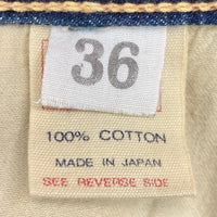 EVISU エヴィス Lot 2000 テーパードデニムパンツ ジーンズ インディゴ Size 34×35 瑞穂店