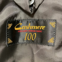 GIANNI VALENTINO ジャンニヴァレンチノ ウール ダブルコート ブラック sizeL 瑞穂店