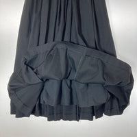 SEVEN TEN by MIHO KAWAHITO セブンテンバイミホカワヒト ギャザースカート ブラック sizeS 瑞穂店