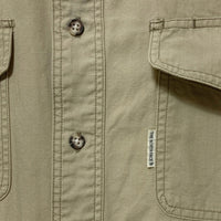 THE NORTH FACE ザノースフェイス リップストップ 長袖シャツ カーキ sizeM 瑞穂店