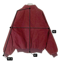 HARTWELL ハートウェル USA製 企業ロゴ刺繍 コーデュロイジャケット ボルドー sizeL 瑞穂店