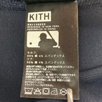 KITH キス MLB New York Yankees Hoodie ニューヨーク・ヤンキース 刺繍ロゴ プルオーバーパーカー ネイビー sizeL 瑞穂店