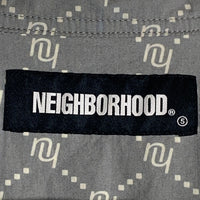 NEIGHBORHOOD ネイバーフッド 22SS モノグラム ショートスリーブシャツ グレー 221TSNH-SHM07 Size XL 福生店