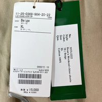 L.L.Bean エルエルビーン × BEAMS ビームス 3275-2222 Bean’s Weekend chino エウィークエンド チノ ショートパンツ ベージュ sizeXL 瑞穂店