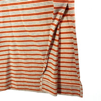 6 BEAUTY&YOUTH ロク ビューティーアンドユース ボーダー Tシャツ ワンピース ベージュ×オレンジ size38 瑞穂店