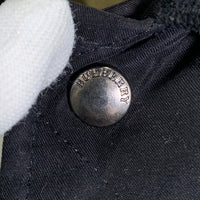 BURBERRY LONDON バーバリー キルティングジャケット ブラック スナップボタン 襟コーデュロイ 裏地ノバチェック Size XL-REG 福生店