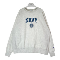 Champion チャンピオン U.S.NAVY リバースウィーブ クルーネックスウェットトレーナー グレー Size 2XL 瑞穂店