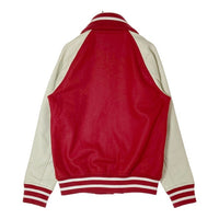 glamb グラム ドンキーカラー レザー ウールスタジャン レッド GB17AT/JKT10 Size 4 瑞穂店