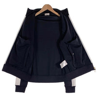 MONCLER モンクレール ZIP UP CARDIGAN ジップアップ カーディガン トラック ジャケット ブラック ホワイト 54024212UFQW Size M 福生店