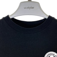 A BATHING APE アベイシングエイプ STUSSY ステューシー 30周年記念 マルチアイコン Tシャツ ブラック sizeL 瑞穂店