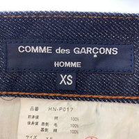 COMME des GARCONS HOMME コムデギャルソンオム HN-P017 AD2014 ドッキングデニムパンツ ネイビー sizeXS 瑞穂店