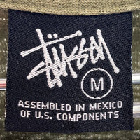 STUSSY ステューシー クラウンロゴ Tシャツ カーキ sizeM 瑞穂店