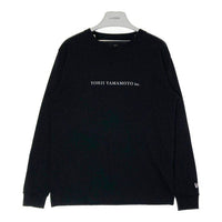 NEWERA×Yohji Yamamoto ニューエラ×ヨウジヤマモト 創業100周年モデル バックプリントロングTシャツ ブラック sizeL 瑞穂店
