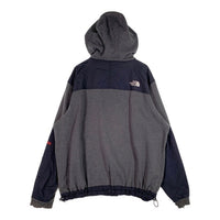 00's THE NORTH FACE ノースフェイス STEEP TECH スティーブテック スウェット ナイロン切替 プルオーバーマウンテンパーカー ジャケット チャコールグレー F05 Size XXXL 福生店