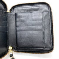 COMME des GARCONS コムデギャルソン HUGE LOGO ZIP WALLET 二つ折り 財布 ブラック 瑞穂店