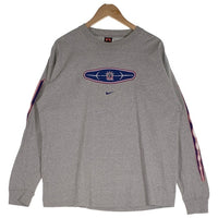 90's 00's NIKE ナイキ Newyork Rangers ニューヨーク レンジャース ロンT ロングスリーブ Tシャツ 長袖 Tシャツ グレー メキシコ製 Size L 福生店