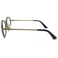BLACK FLYS EYEWEAR ブラックフライズ アイウェア FLY BARON 丸メガネ クリアレンズ ブラック ゴールド 福生店