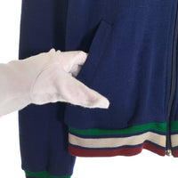50's 60's Press-Gard ELDERADO アクリルニット ジップアップ トラックジャケット ネイビー Size XL(18-20) 福生店