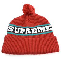 SUPREME シュプリーム 24AW Big Stripe Beanie ビッグストライプビーニー キャップ レッド アクリル 福生店