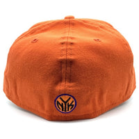 90's New Era ニューエラ NBA ニューヨーク・ニックス 注音符号 59FIFTY ベースボールキャップ オレンジ ウール USA製 Size 7 3/8 (58.7cm) 福生店