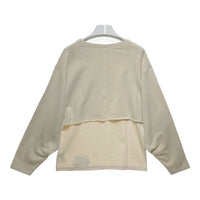 ETRE TOKYO エトレトウキョウ スリットスリーブ2ピーススウェット アイボリー Size F 瑞穂店