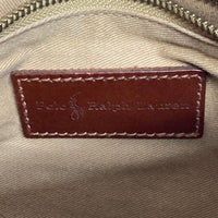 Polo Ralph Lauren ポロラルフローレン レザー ハンドバッグ ブラックウォッチ柄 グリーン 瑞穂店
