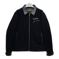 T.F.O.A クローズ 武装戦線 ウール レザー スポーツジャケット ブラック Size L 瑞穂店