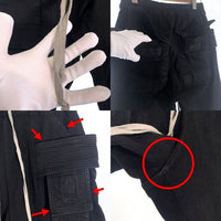 Rick Owens DRKSHDW リックオウエンス ダークシャドウ CREATCH CARGO DRAWSTRING クリーチ カーゴパンツ DU02B4376-SBB ブラック Size XS 福生店