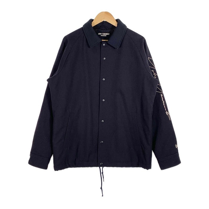 Yohji Yamamoto ヨウジヤマモト New Era ニューエラ Wool Coach Jacket ウール コーチジャケット ネイビー 中綿  HR-Y30-145 Size L 福生店