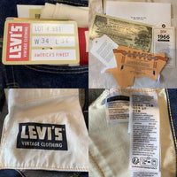 LEVI'S VINTAGE CLOTHING リーバイス ヴィンテージ クロージング 501XX デニムパンツ ビッグE 1966年復刻 インディゴ PC9-66001-0146 Size W34 L34 福生店