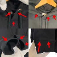 LOEWE ロエベ Anagram Patch Pocket Hoodie アナグラムパッチポケット プルオーバースウェットパーカー ブラック H526Y25X30 Size S 福生店