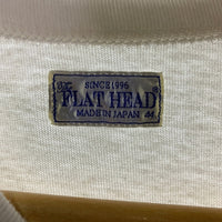 FLAT HEAD フラットヘッド No Burst プリントTシャツ ホワイト Size 44 福生店
