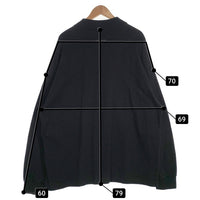 FOG ESSENTIALS エッセンシャルズ フロントアーチラバーロゴプリント モックネック ロングスリーブTシャツ ブラック Size M 福生店