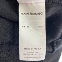 Mardi Mercredi マルディメクルディ 花柄プリント スウェットトレーナー ブラック sizeF 瑞穂店