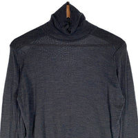 JOHN SMEDLEY ジョンスメドレー ウール タートルネックセーター グレー 薄手 Size M 福生店