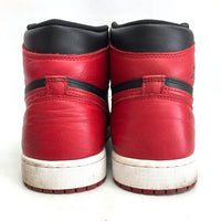NIKE ナイキ AIR JORDAN 1 RETRO HIGH OG エアジョーダン1レトロハイ BRED ブレッド 2016 555088-001スニーカー ブラック×レッド size 28.5cm 瑞穂店