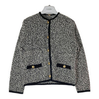 Mila Owen ミラオーウェン 金釦ショート丈 ニットカーディガン ブラック size1 瑞穂店