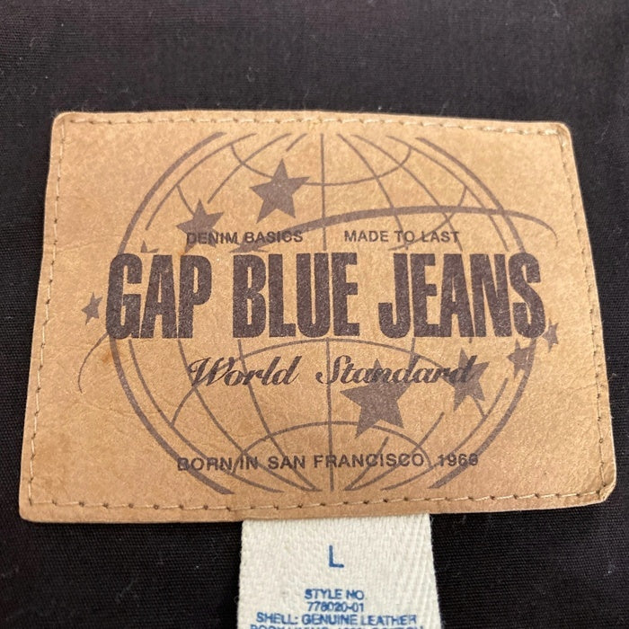 GAP ギャップ BLUE JEANS タグ レザー 4thタイプ トラッカージャケット