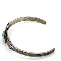 40's 50's ナバホ族 Thunderbird サンダーバード STERRING ターコイズバングル スターリングシルバー 福生店