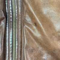Massimo Dutti マッシモデュッティ シープレザージャケット ブラウン sizeL 瑞穂店
