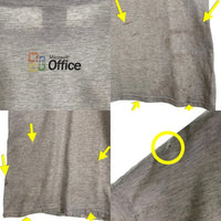 00's Microsoft Office マイクロソフトオフィス プリントTシャツ オートミール Size XL 福生店