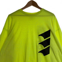 WTAPS ダブルタップス 25SS WOUND LS CTPL プリント ロングスリーブTシャツ 蛍光イエロー 251ATDT-CSM10 Size 04 福生店