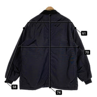 COOTIE クーティー 24AW Padded Nylon OX Work Short Coat パデッド ナイロン ワークショートコート ジャケット ブラック 中綿 オーバーサイズ Size S 福生店