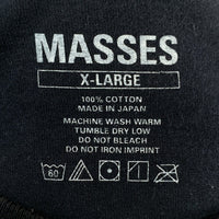 MASSES マシス プリントTシャツ ブラック Size XL 福生店