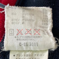 adidas アディダス デサント製 カラー切替 プルオーバーパーカー ブラックxレッド sizeM-L★汚れ有 瑞穂店