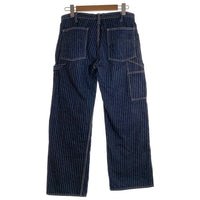THE FLAT HEAD フラットヘッド ウォバッシュストライプ デニムペインターパンツ インディゴ WPN-03W Size 32 福生店
