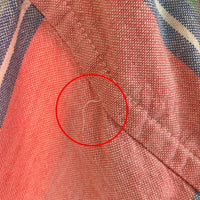GAP ギャップ OLD ボタンダウン オックスフォード 半袖シャツ ドミニカ共和国製 ストライプ ピンク sizeXL 瑞穂店