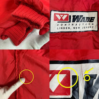 Birdie by Richard A.LEslie 裏ボア ナイロンコーチジャケット レッド USA製 Size XL 福生店