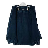 A.P.C. アーペーセー チェック コットン長袖シャツ ネイビー×グリーン sizeS 瑞穂店